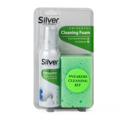Silver universal cleaning foam hos Sterling Polish